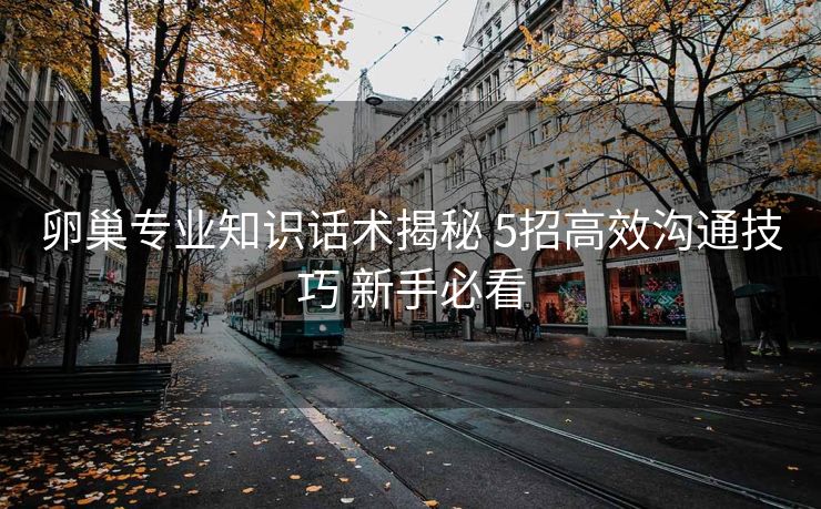 卵巢专业知识话术揭秘 5招高效沟通技巧 新手必看