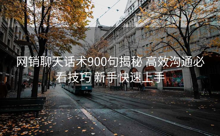网销聊天话术900句揭秘 高效沟通必看技巧 新手快速上手