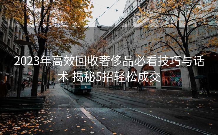 2023年高效回收奢侈品必看技巧与话术 揭秘5招轻松成交 2023年高效回收奢侈品必看技巧与话术 揭秘5招轻松成交