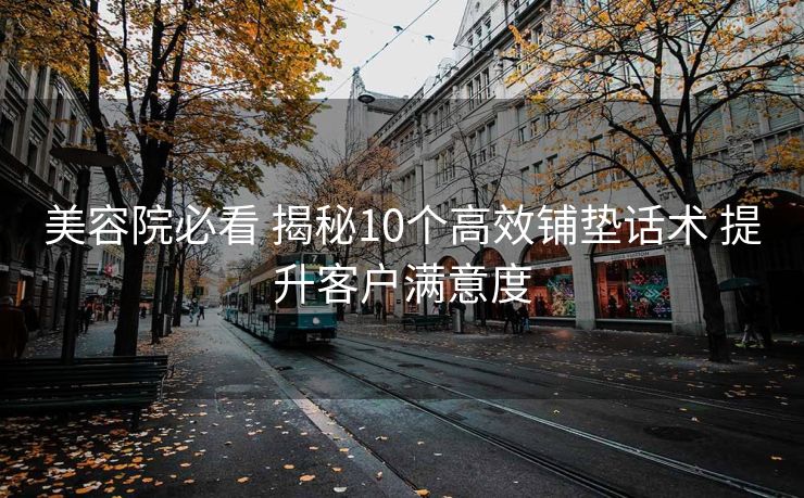 美容院必看 揭秘10个高效铺垫话术 提升客户满意度 美容院必看 揭秘10个高效铺垫话术 提升客户满意度
