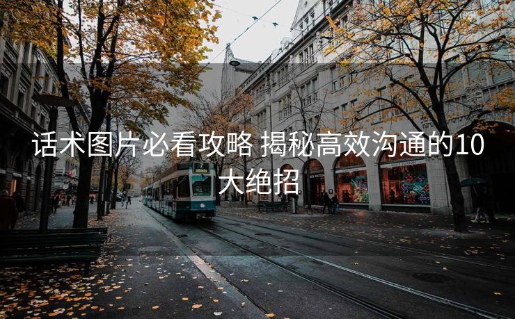 话术图片必看攻略 揭秘高效沟通的10大绝招 话术图片必看攻略 揭秘高效沟通的10大绝招