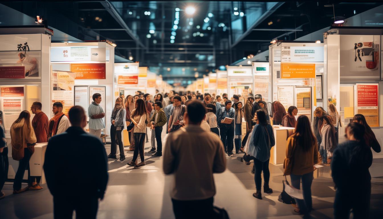 招聘会_高校毕业生就业招聘会 _ 广西桂平市人才夜市招聘