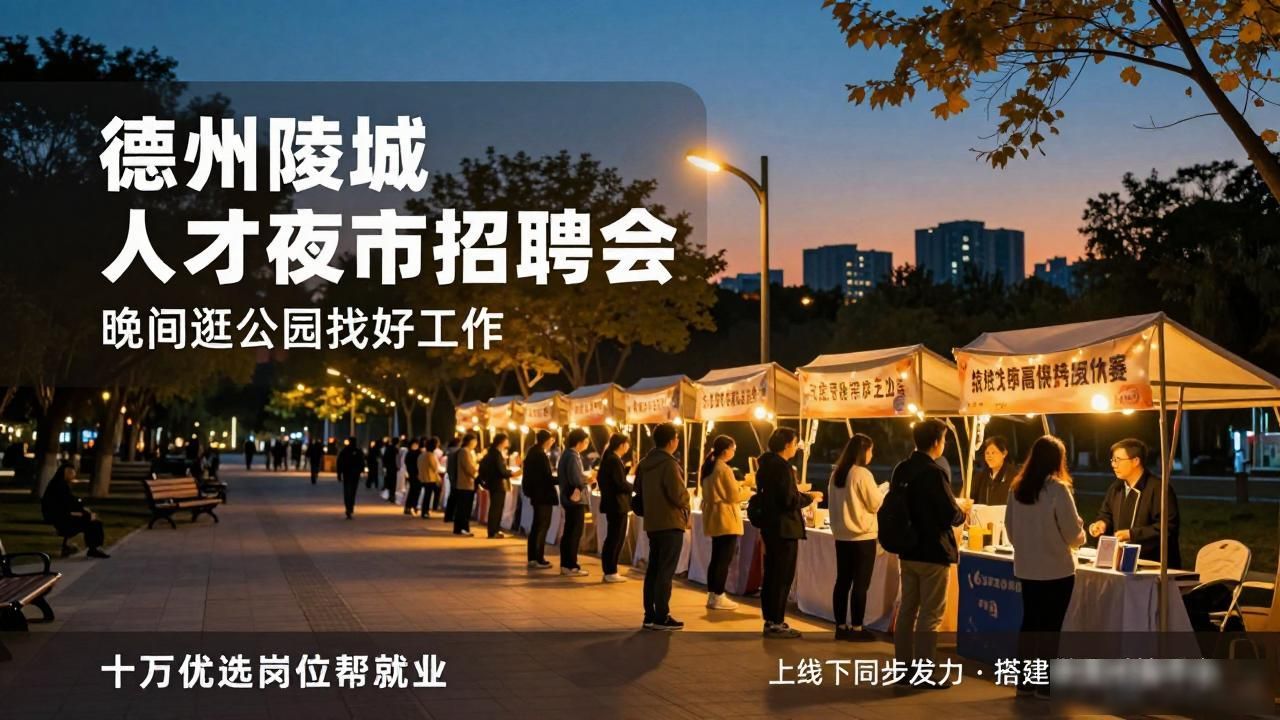 招聘会_人才夜市_工会就业服务