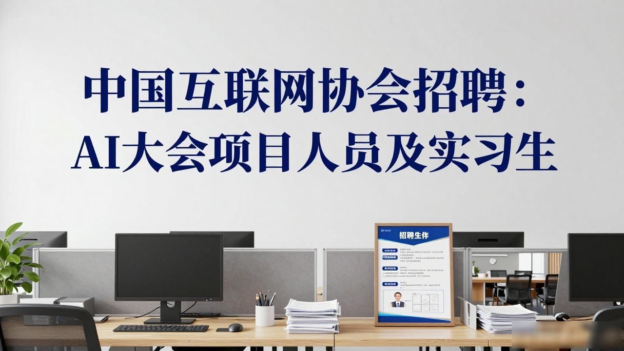 中国互联网协会人工智能产业生态大会_招聘_项目运营岗招聘