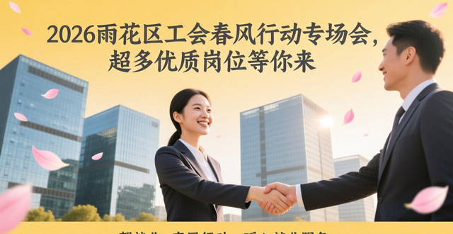 招工_雨花区工会帮就业 春风行动 直播招聘