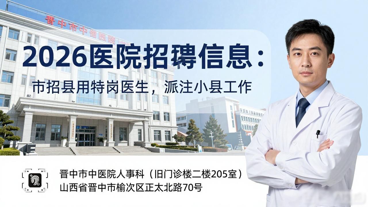 晋中市中医院市招县用招聘 2026年 专业技术工作人员_招聘信息