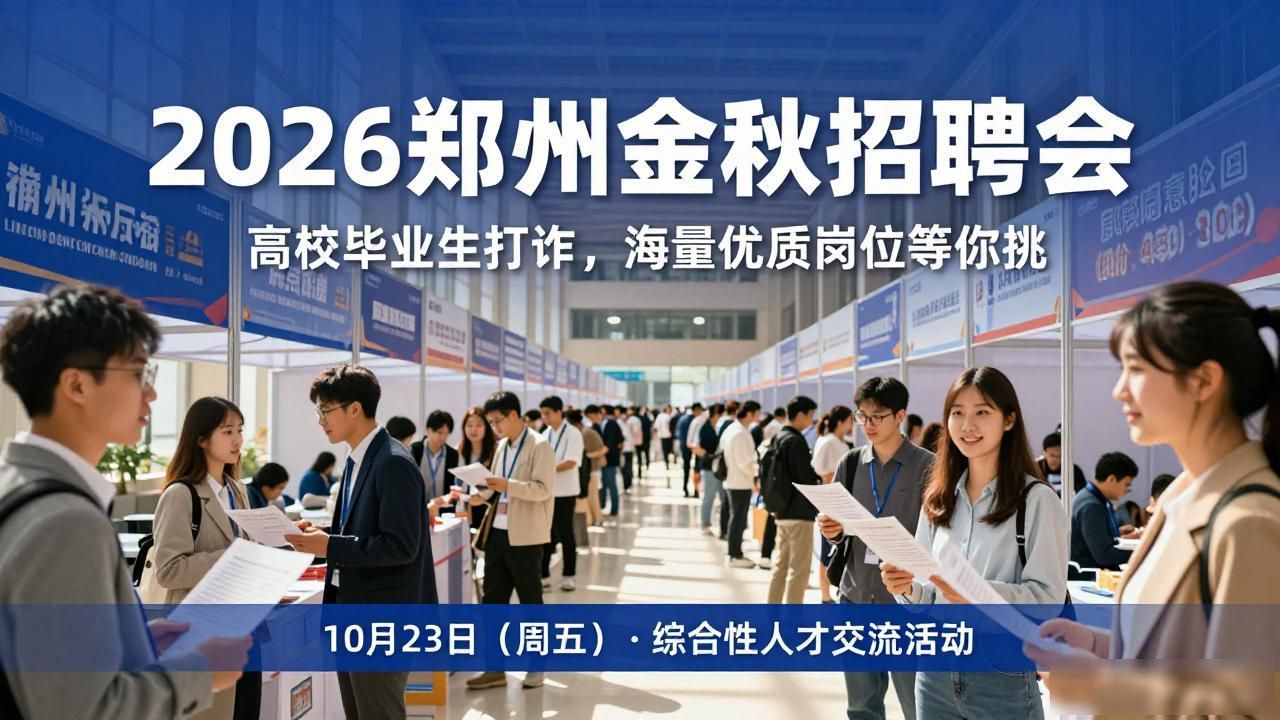 招聘会_郑州市人才交流中心 职引未来 职在河南—2026年全国城市联合招聘高校毕业生秋季专场活动