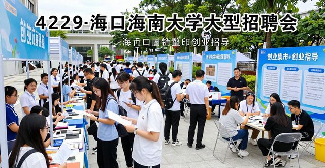 海南大学专场招聘会_就业公共服务进校园_招聘会