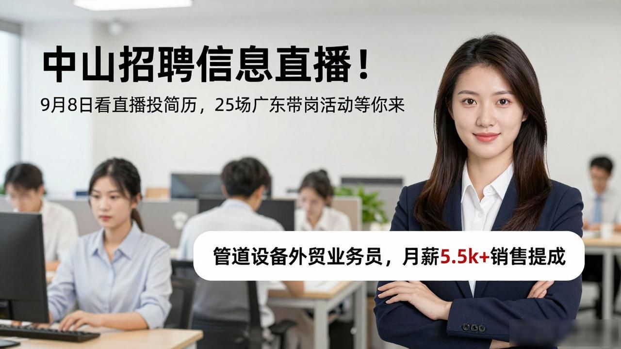 2026年广东省直播带岗活动 中山专场 直播企业招聘岗位_招聘信息