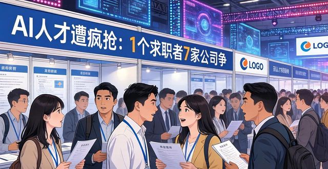 AI岗位高薪招聘会_招聘会_AI人才供需比