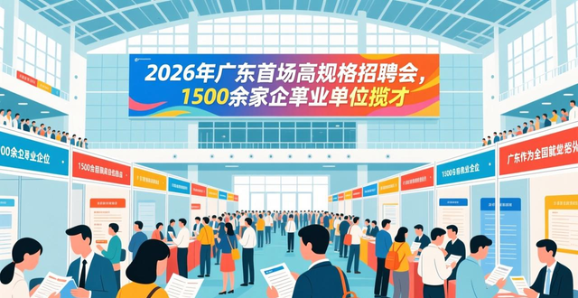 招聘会_百万英才汇南粤 2026年春季大型综合招聘会 粤聚英才 粤见未来