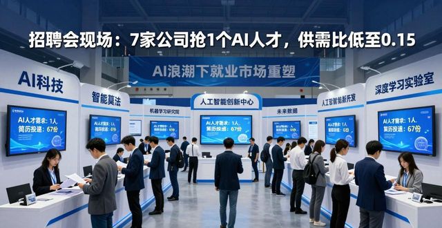 招聘会_AI招聘会 人才供需比 AI岗位高薪