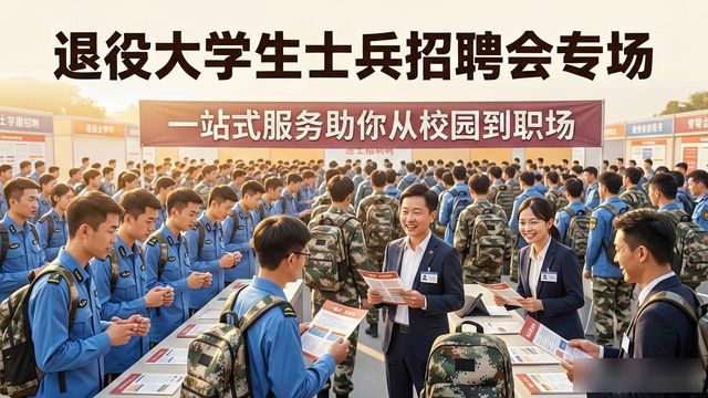 退役大学生士兵就业政策_退役大学生士兵服务专区_招聘会