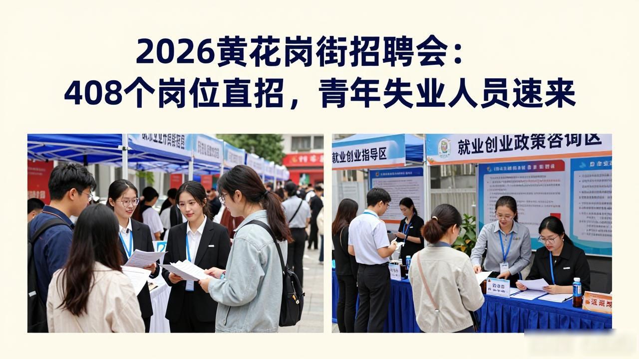招聘会_黄花岗街重点企业专场招聘会_职引未来筑梦青春招聘会