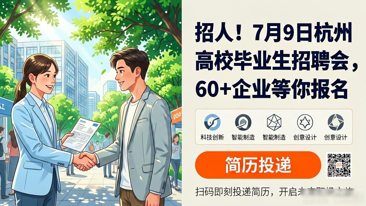 招聘会_杭州市第二人力资源市场招聘会报名_2026杭州市离校未就业高校毕业生专场招聘会