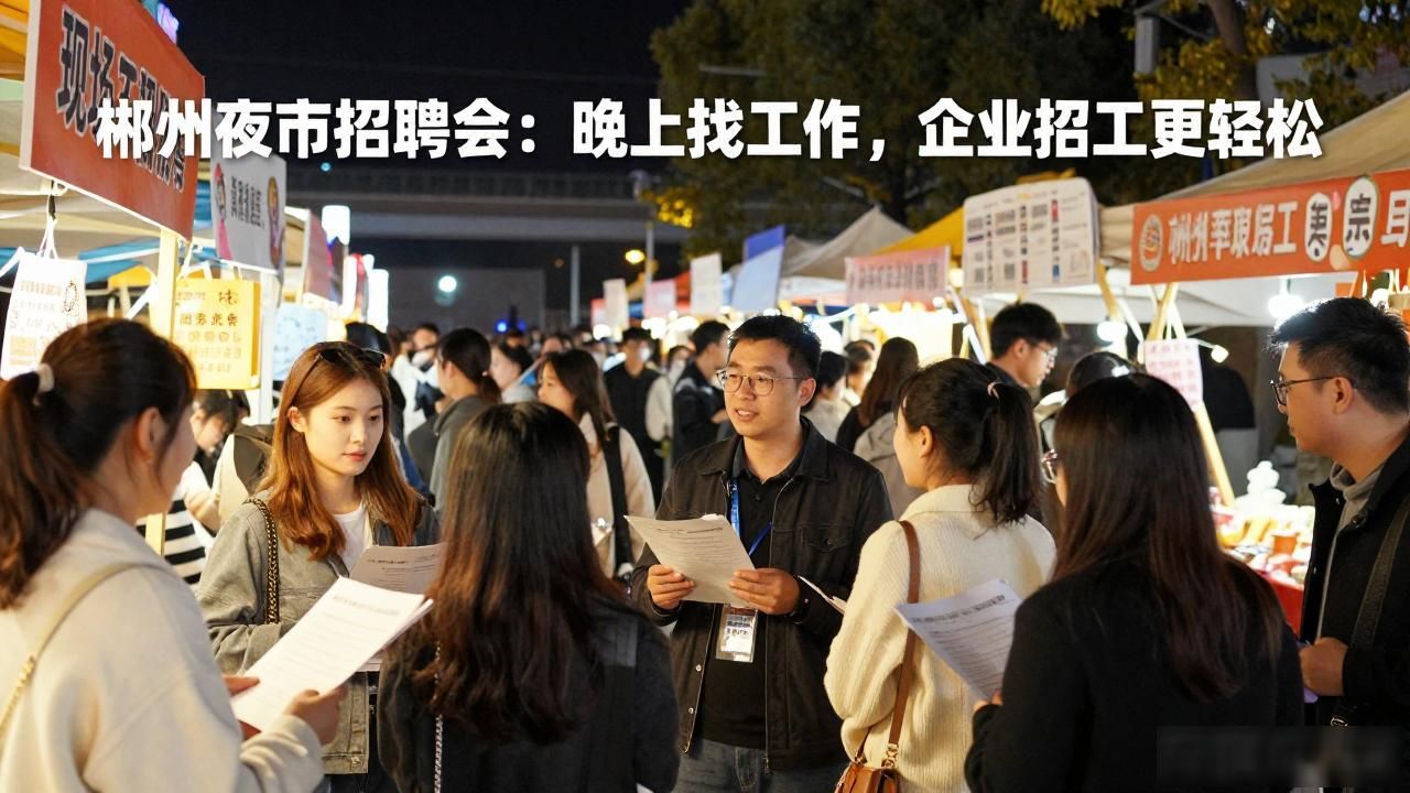 郴州经开区夜间专场招聘会_招聘会_智能制造领域就业岗位