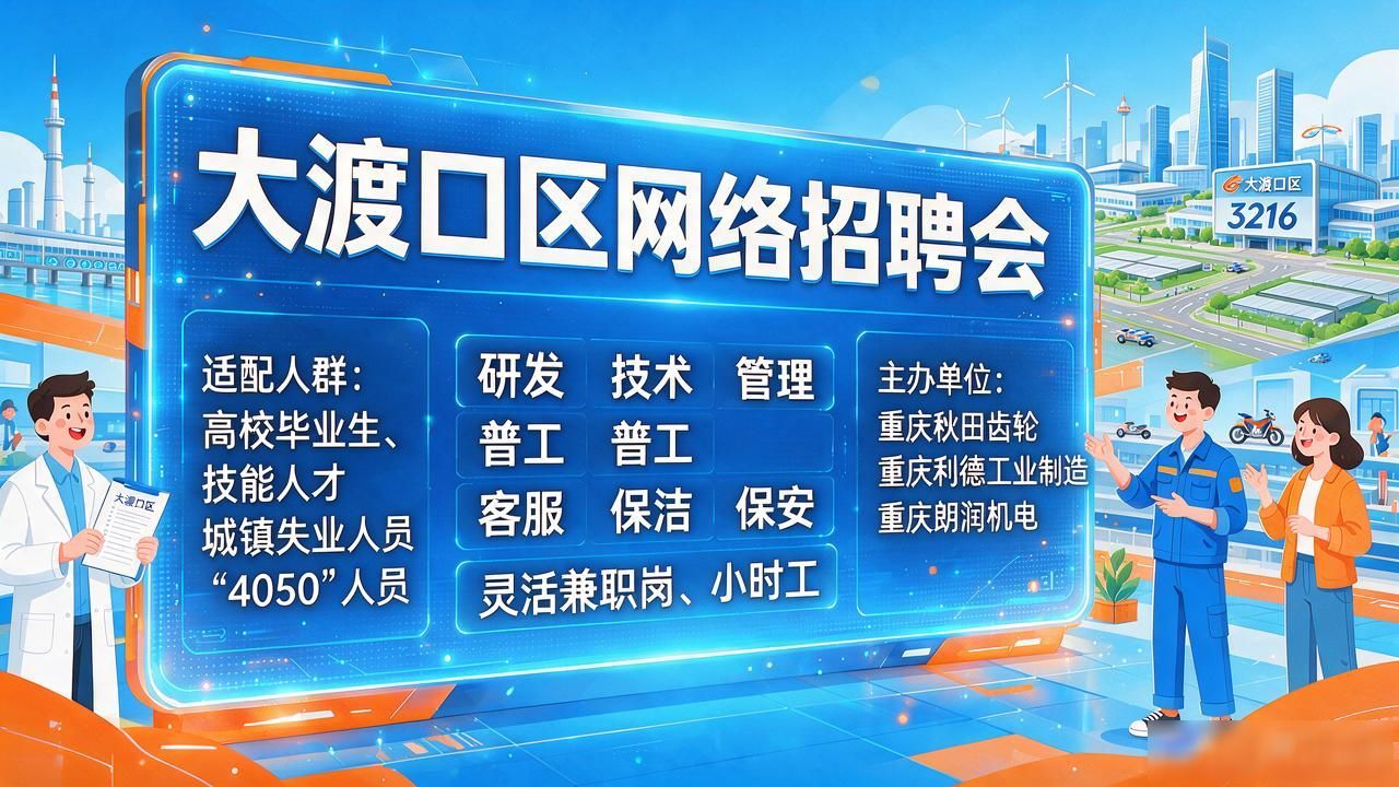 招聘会_大渡口区百日千万招聘专项行动 民营企业服务月 网络招聘会