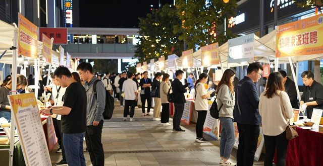 人才夜市招聘_招聘会夜市_招聘会