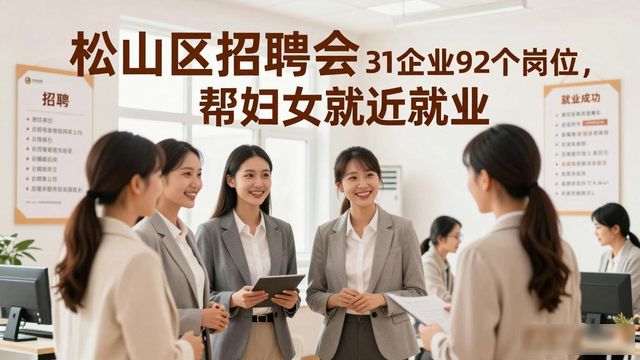 松山区妇联就业创业专场招聘会_女性就业帮扶_招聘会