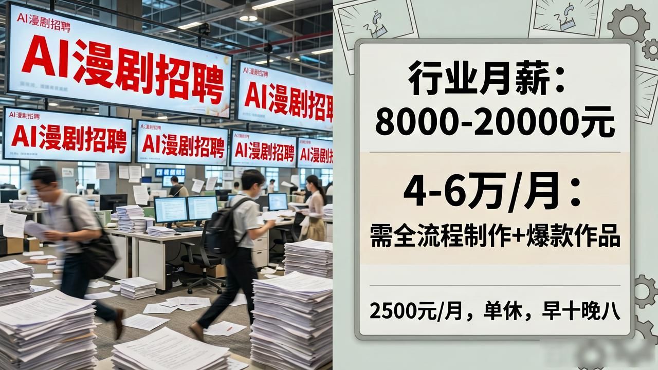 招聘信息_AI漫剧真实盈利状况_AI漫剧行业招聘陷阱