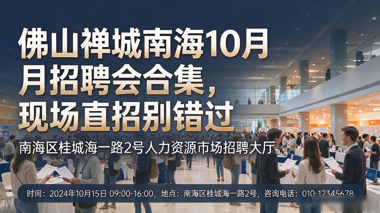 佛山市智能制造专场招聘会_招聘会_禅城区招聘会