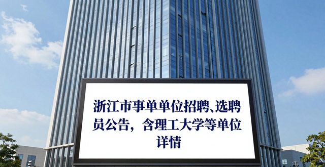 招聘_浙江理工大学招聘信息_浙江事业单位招聘