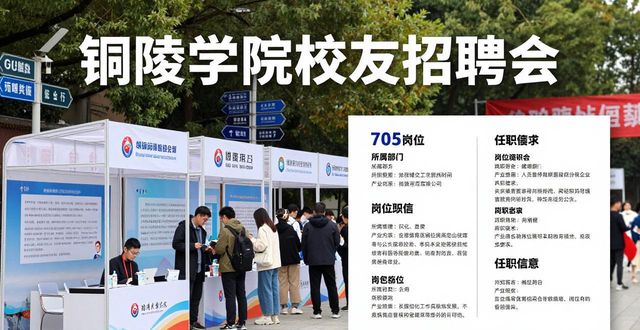 铜陵学院校友企业专场招聘会_招聘会_校友企业助力毕业生就业
