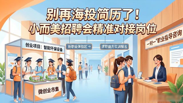 高校就业招聘会_精准对接供需的招聘会模式_招聘会