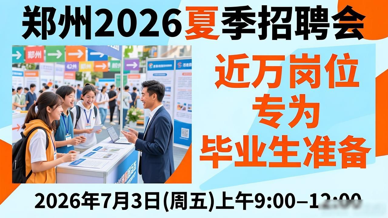2026郑州高校毕业生夏季招聘会_招聘会_河南省零工市场郑州高校毕业生招聘会