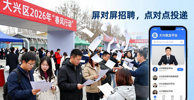 招聘会_大兴区“6+5+3”产业发展 就业岗位招聘会 现场对接网络投递直播带岗