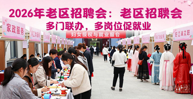 聚焦失业人员就业困难人员高校毕业生返乡务工人员退役军人重点群体_招聘会_老城区春风行动暨春季公益性岗位招聘会