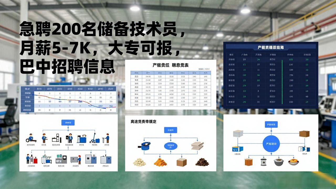 巴中V青年招聘_储备技术员岗位职责_招聘信息