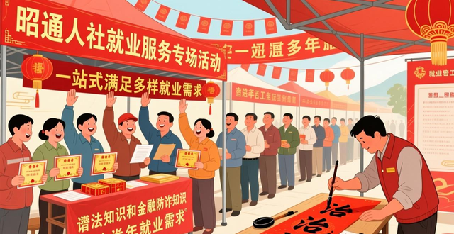 招聘会_返乡务工人员就业服务_昭通人社就业服务专场活动