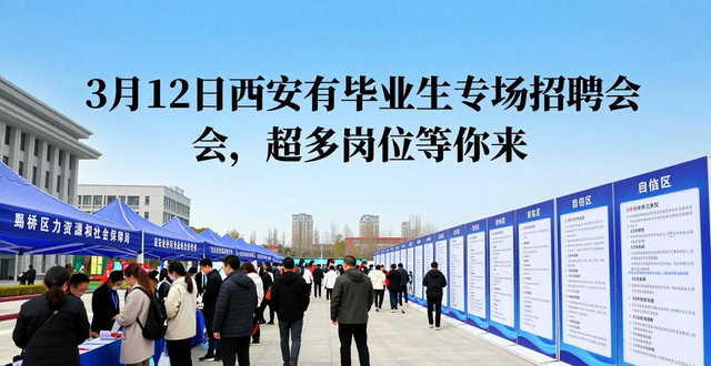 西安离校未就业毕业生专场招聘会 2026年3月12日 西安市人才市场_招聘会