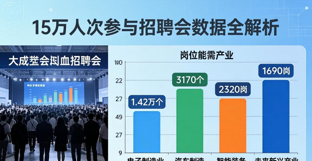 招聘会_初步就业意向达成数2640_招聘会15万人次参与数据