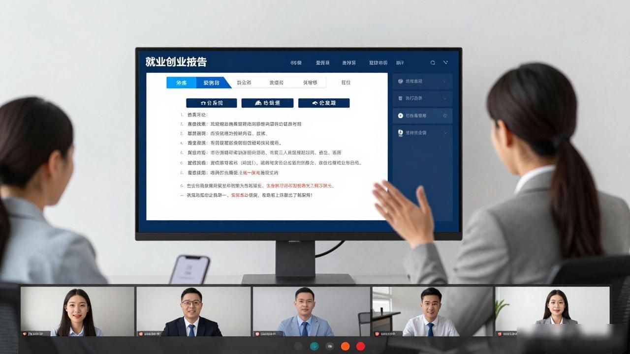 招聘会 线上直播带岗 惠民政策_招聘会