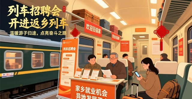 招聘会_返乡务工人员就业服务_列车招聘会