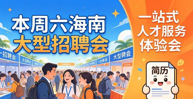 海南学子就在海南专场招聘会_首届海南自贸港人才周活动_招聘会