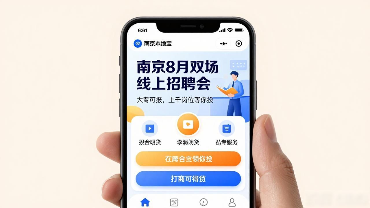 2026年南京高校毕业生线上招聘会_南京8月双场线上招聘会_招聘会