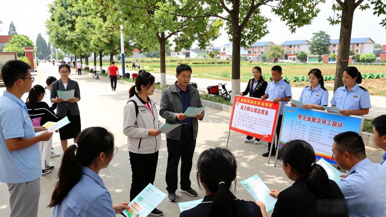 招聘会_菏泽招聘会 送岗下乡 就近高质量就业