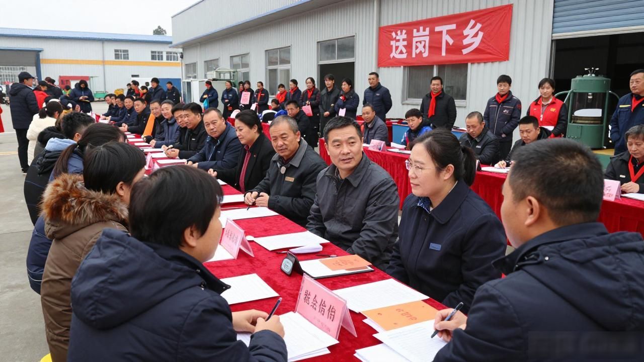 菏泽招聘会 送岗下乡 就近高质量就业_招聘会