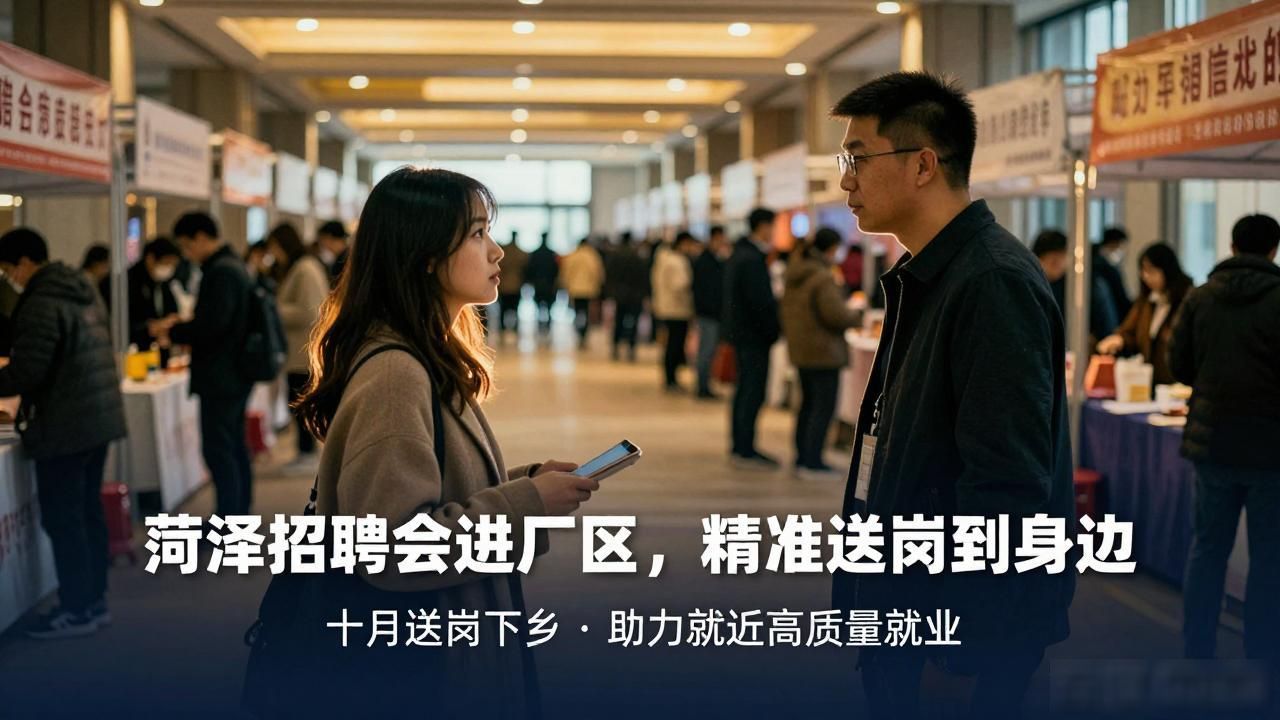 菏泽招聘会 送岗下乡 就近高质量就业_招聘会