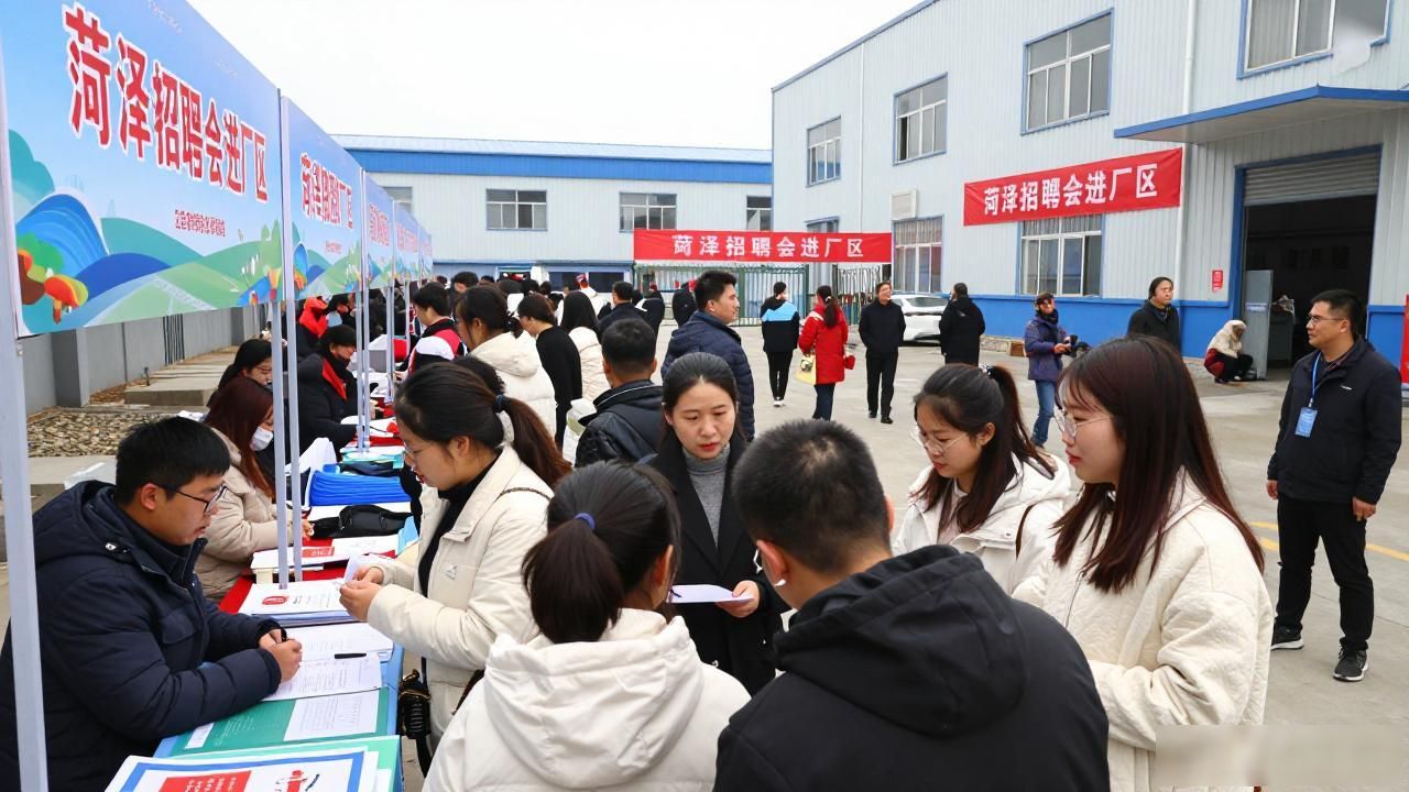 菏泽招聘会 送岗下乡 就近高质量就业_招聘会