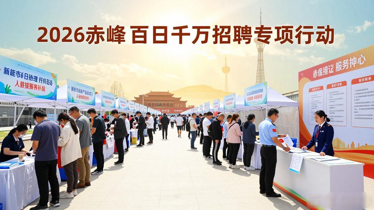 2026年赤峰市百日千万招聘会_招聘会_赤峰市线上招聘会
