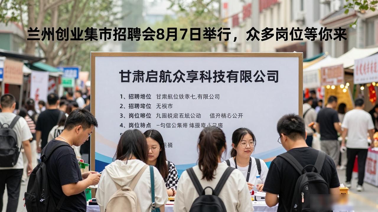 兰州市创业集市招聘信息_兰州市就业和人才服务局创业集市_招聘信息