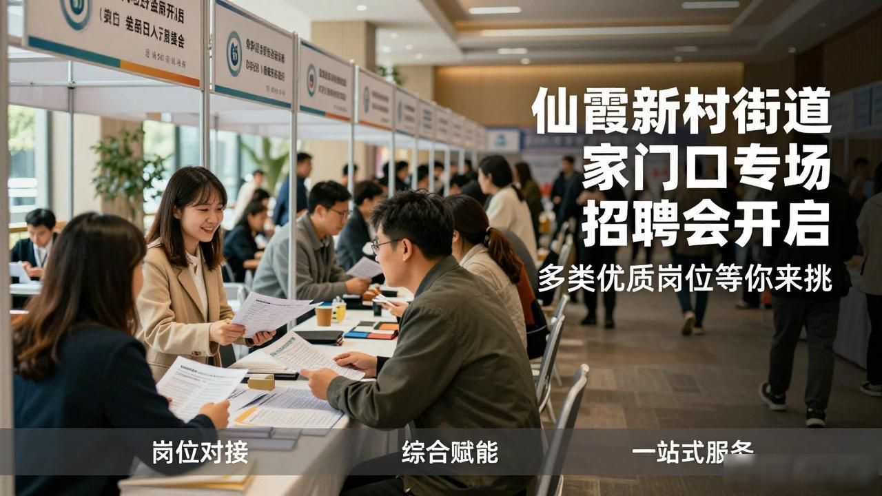 应届高校毕业生就业服务_招聘会_仙霞新村街道招聘会