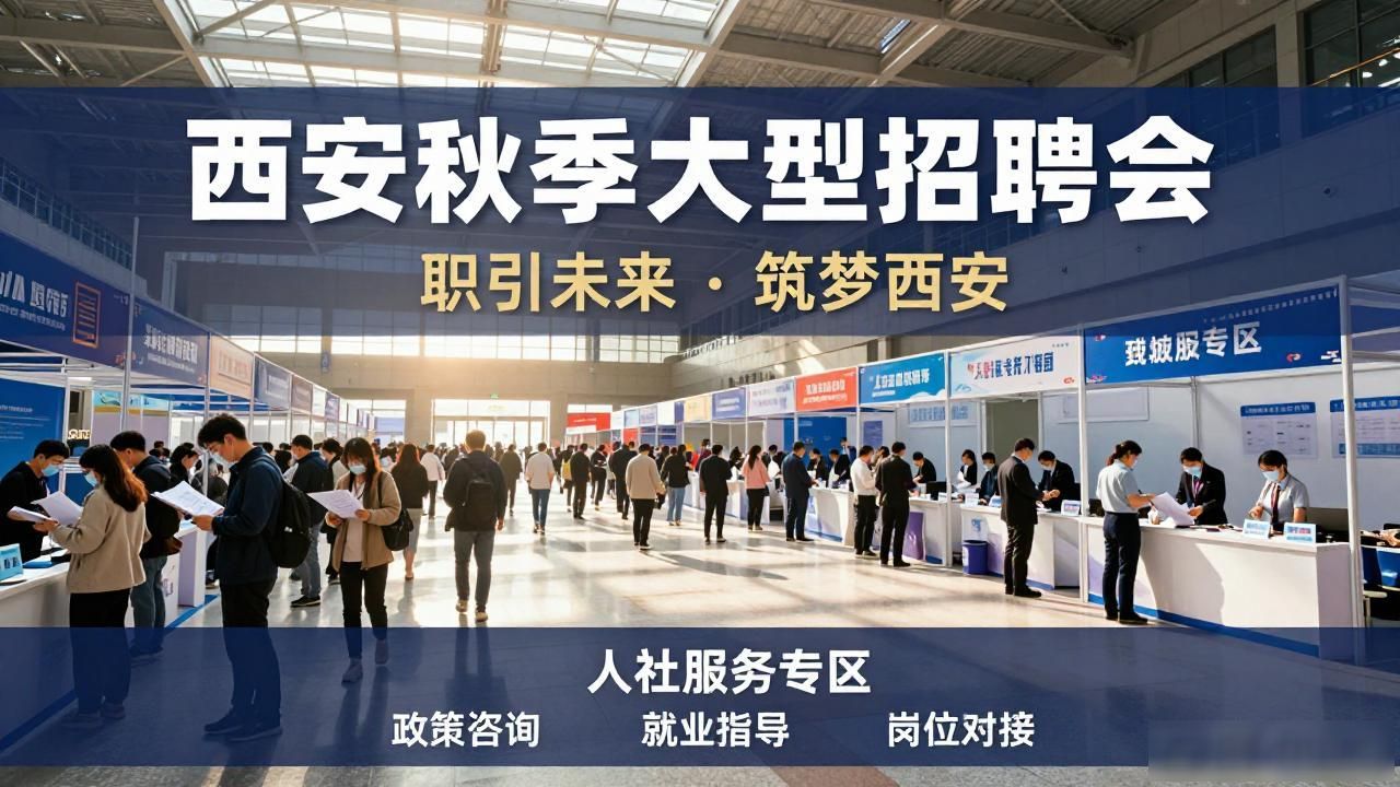 西安市人社局秋季专场招聘会_2026全国城市巡回招聘西安站_招聘会