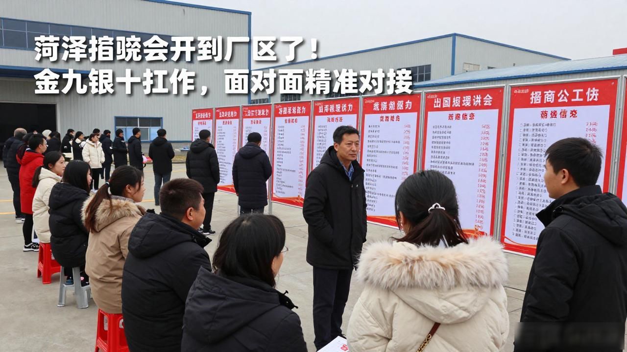 招聘会_菏泽招聘会 送岗下乡 就近高质量就业