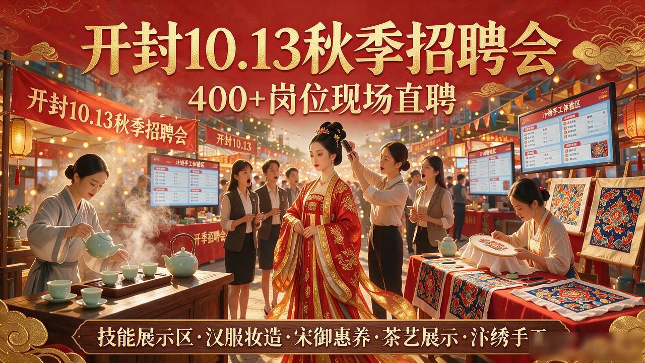 招聘会_开封城墙景区安远门登城口前广场招聘会_2026年金秋招聘月现场招聘会