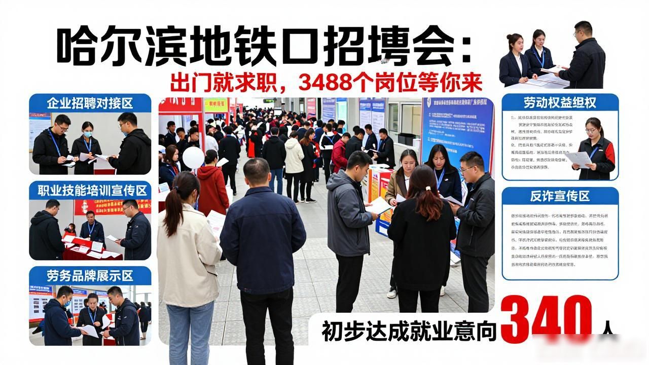 招聘会_哈尔滨香坊区地铁招聘会_地铁沿线就业服务